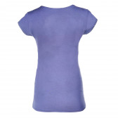 Блуза с къс ръкав за бременни и кърмачки в светло синьо Envie & Fraise 73481 2