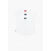 Тениска с апликации панделки на гърба за момиче Boboli 73711 6