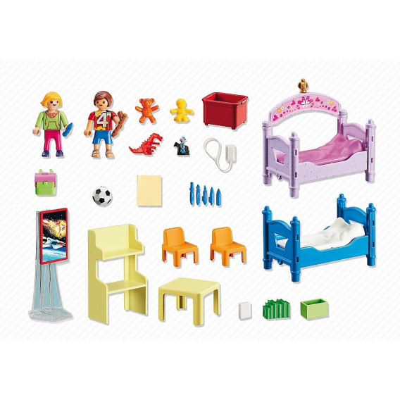 Конструктор Цветна детска стая над 10 части Playmobil 73770 3