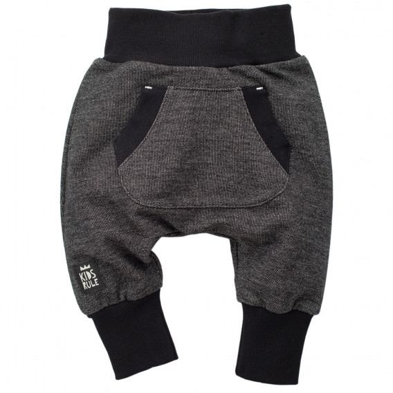 Памучен панталон тип потури с малка апликация за бебе момче Pinokio 748 