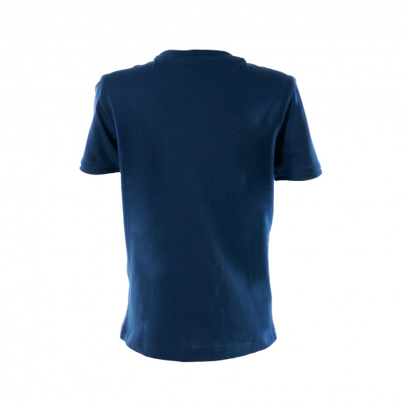 Памучна тениска с пришит разноцветен джоб за момче OVS 7481 2