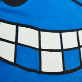 Памучна тениска с щампа забавна усмивка за момче OVS 7494 3