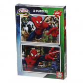 Детски пъзел 2 в 1- Спайдърмен 100 части Spiderman 75066 2