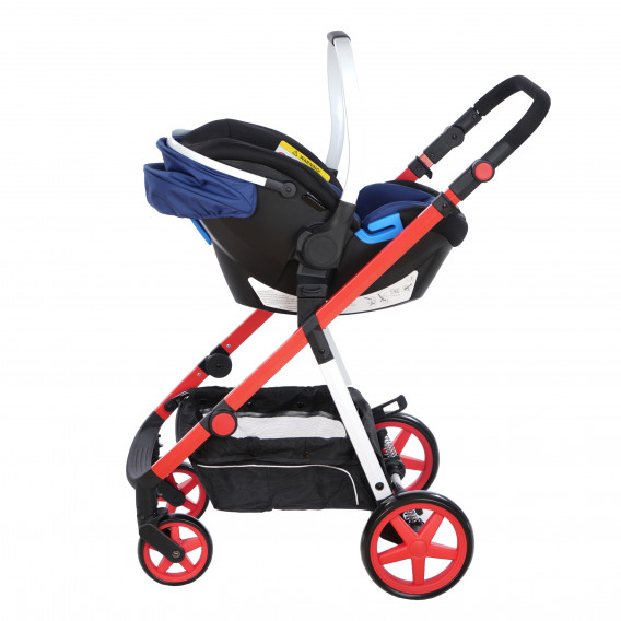 Детска количка BELINDA 3 в 1 с швейцарска конструкция и дизайн, синя ZIZITO 75530 10