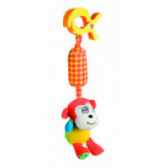 Плюшена играчка с дрънкалка Hippo/Monkey Canpol 75668 2