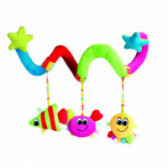 Плюшена образователна играчка спирала, серия Colourful Ocean Canpol 75669 