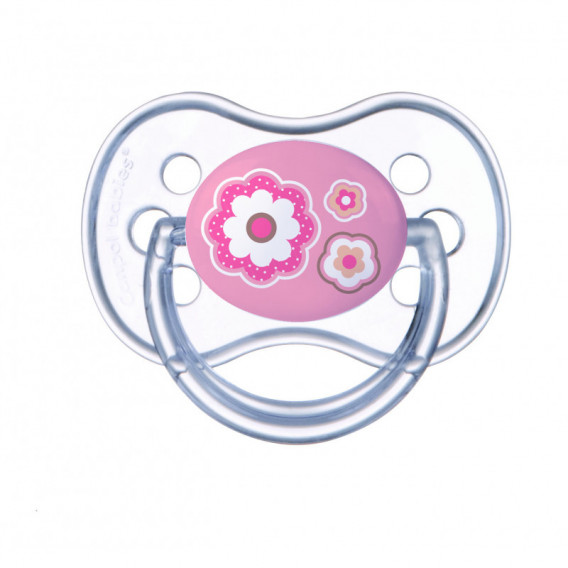 Биберон Тип Залъгалка Newborn Baby, 0-6 Месеца, 1 Бр. с 3 цветенца Canpol 75913 