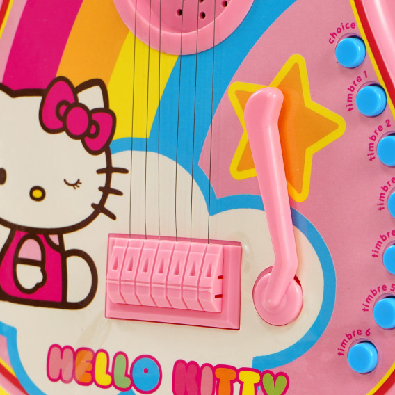 Детски комплект електронна китара и микрофон Hello Kitty 76497 10