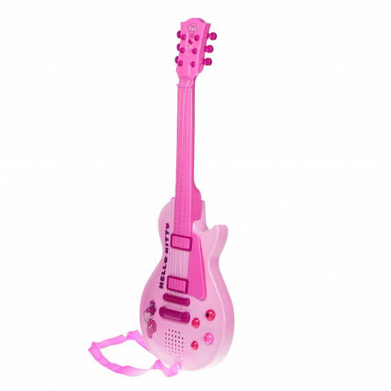 Детска електронна китара с микрофон Hello Kitty 76501 4