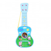 Детска китара с 4 регулируеми музикални струни Peppa pig 76556 3
