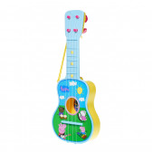 Детска китара с 4 регулируеми музикални струни Peppa pig 76557 4