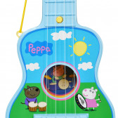 Детска китара с 4 регулируеми музикални струни Peppa pig 76558 5