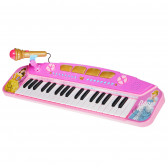Детско електронно пиано с микрофон за момиче Disney Princess 76612 3