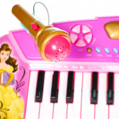 Детско електронно пиано с микрофон за момиче Disney Princess 76615 6