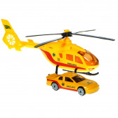 Сет медицински хеликоптер и метална количка Dino Toys 76657 5