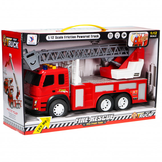 Пожарен автомобил 23х38см Dino Toys 76695 2
