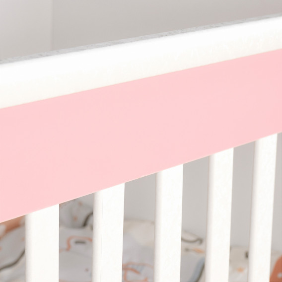 Бебешко креватче, Лейди - трансформиращо, розово, 65х160 см. Dizain Baby 76750 10