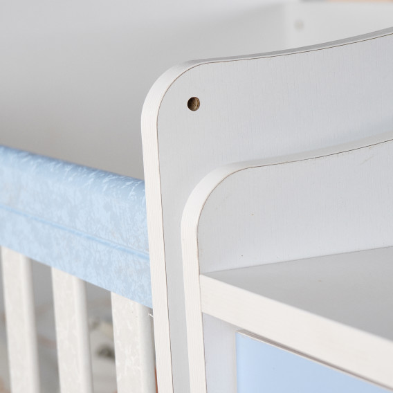 Бебешко креватче, Деси Макси с подвижна решетка с опция люлка на кошчето, 70х185 см. Dizain Baby 76753 4