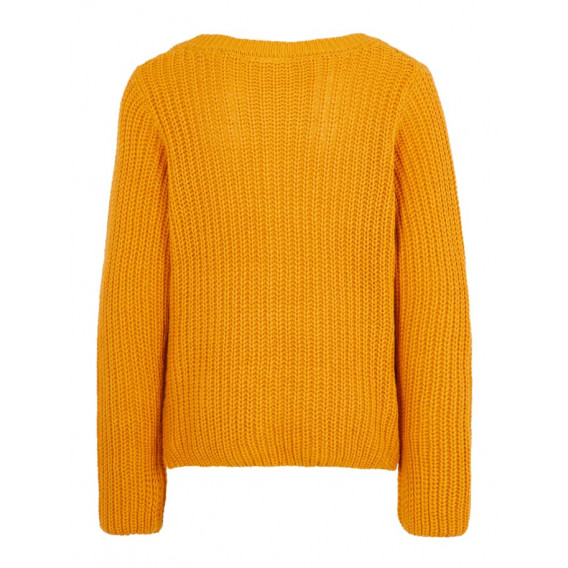 Пуловер за момиче, жълт Name it 76990 3