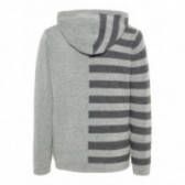 Пуловер с качулка от органичен памук за момче, сив Name it 77010 2