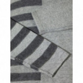 Пуловер с качулка от органичен памук за момче, сив Name it 77011 3