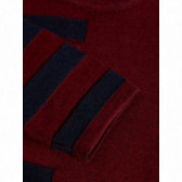 Пуловер от органичен памук за момче, червен Name it 77018 4