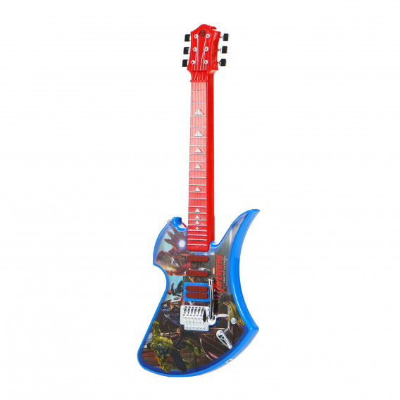 Детски комплект китара с 6 струни и микрофон Отмъстителите Avengers 77980 6