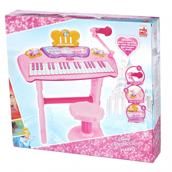 Електронно пиано с микрофон Disney Princess 78033 16