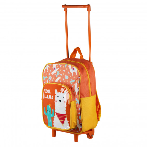 Оранжева ученическа раница с весел дизайн за момиче Arditex 78052 2