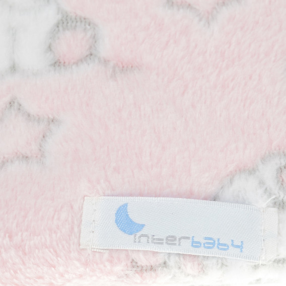 Бебешко одеяло розово- "little elephants", цвят: Розов Inter Baby 78075 3