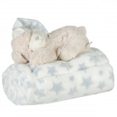 Бебешко одеяло с играчка- бежово Inter Baby 78081 4