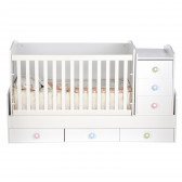 Бебешко креватче, Деси Макси, бяло Dizain Baby 78116 3