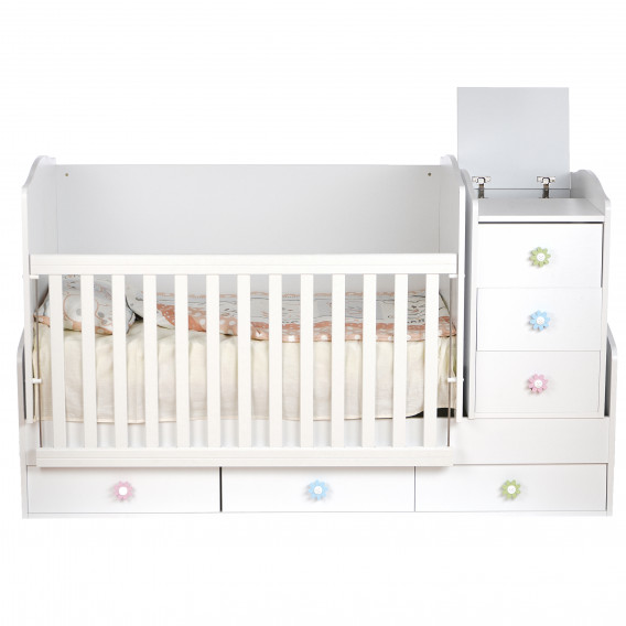 Бебешко креватче, Деси Макси, бяло Dizain Baby 78117 4
