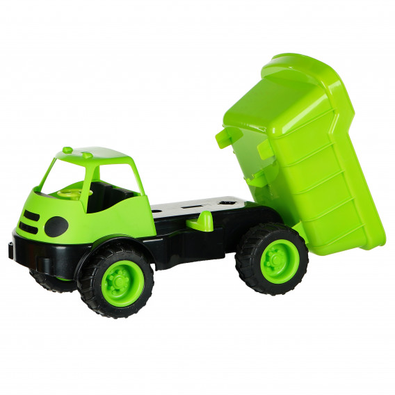 Камион с ремарке, зелен, Building machines Mochtoys 78254 11