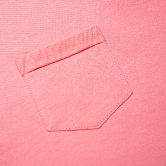 Тениска тип прилеп за момиче, розова OVS 7850 3