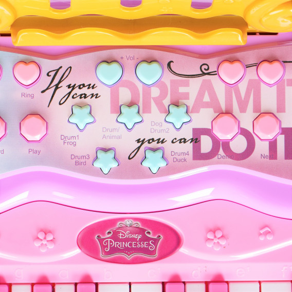 Електронно пиано с микрофон Disney Princess 78790 21