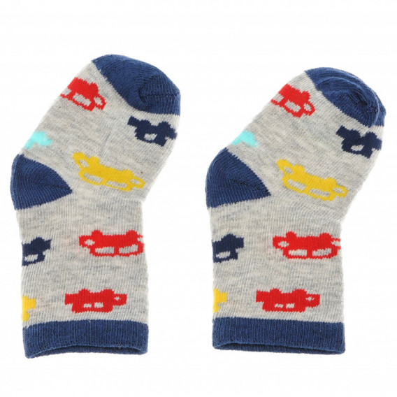 Комплект чорапи за момче с колички или райе Cool club 79028 3