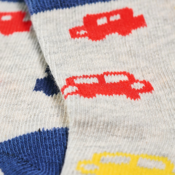 Комплект чорапи за момче с колички или райе Cool club 79036 11
