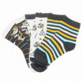 Комплект чорапи за момче с картинки или райе Cool club 79039 2