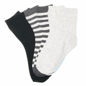 Комплект чорапи за момче, черни,бели и райе Cool club 80356 2