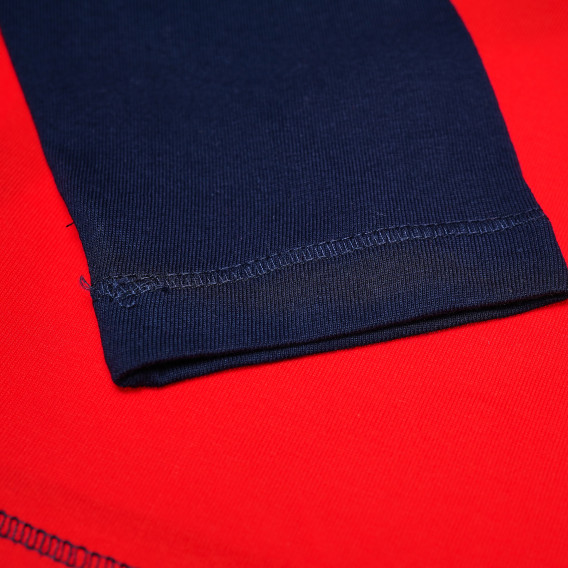 Памучна блуза в два основни цвята с дълъг ръкав за момче Cool club 80375 5