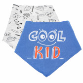 Памучен комплект кърпи за глава за момче Cool club 80398 