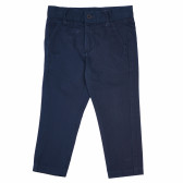 Памучни панталони с висока талия и странични джобове за момче Cool club 80623 