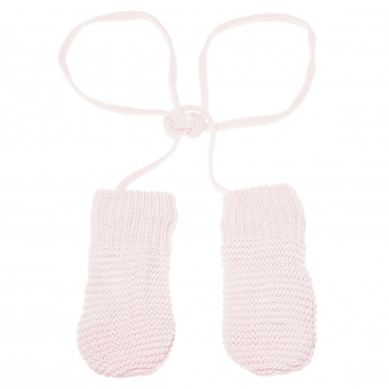 Плетени ръкавици с един пръст, розови Cool club 80700 2