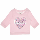 Памучна блуза с дълъг ръкав за бебе за момиче Cool club 80762 