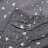 Памучна пижама от две части с принт на облаци и звездички за момиче Cool club 80984 6