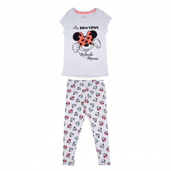 Памучна пижама от две части с принт на Мини Маус за момиче Minnie Mouse 81105 