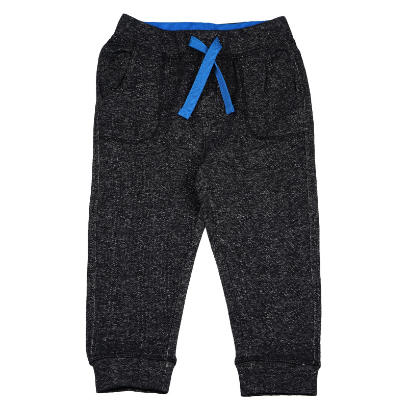 Панталон за бебе момче със сини връзки   81118