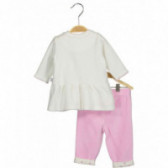 Комплект от 2 части за бебе за момиче - блузка и панталон BLUE SEVEN 81448 2