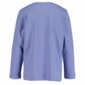 Памучна блуза с дълъг ръкав за момче светло синя BLUE SEVEN 81502 2